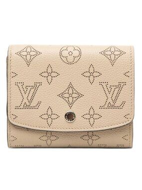 Louis Vuitton Monogram Mahina Portefeuille Iris Compact Bifold Wallet Galle